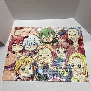 seven deadly sins wooden jigsaw puzzle pre owned complete set
